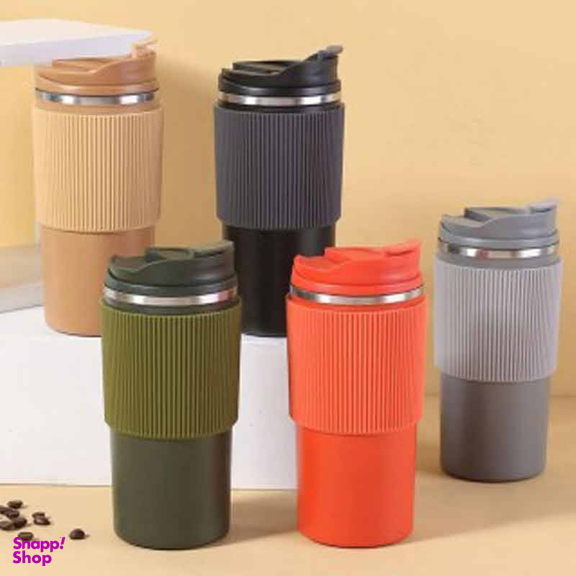 ماگ سفری دور سیلیکونی MS500 گنجایش 0.5 لیتر