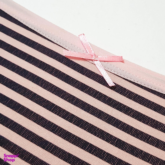 شورت زنانه فیتن فرخ زادی مدل پنبه ای راه راه کد 5177-10 رنگ صورتی