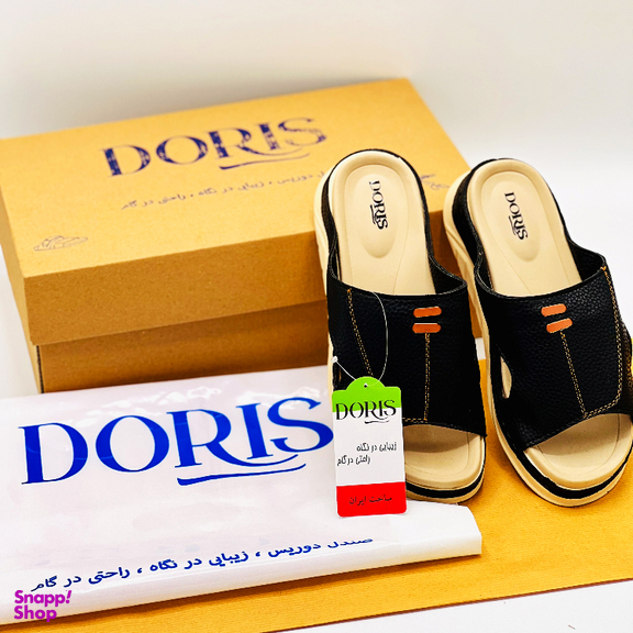 صندل زنانه دوریس مدل شهرزاد کد 02 رنگ مشکی