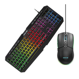 ماوس و کیبورد باسیم گرین لاین مدل GKM-400 RGB