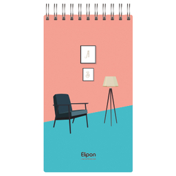 دفتر یادداشت 80 برگ الیپون کد 2646252