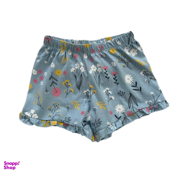 ست تیشرت و شلوارک راحتی دخترانه کد 0111002