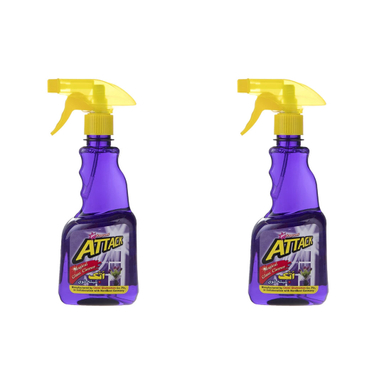 اسپری شیشه پاک کن اتک مدل Purple حجم 500 میلی لیتر مجموعه 2 عددی