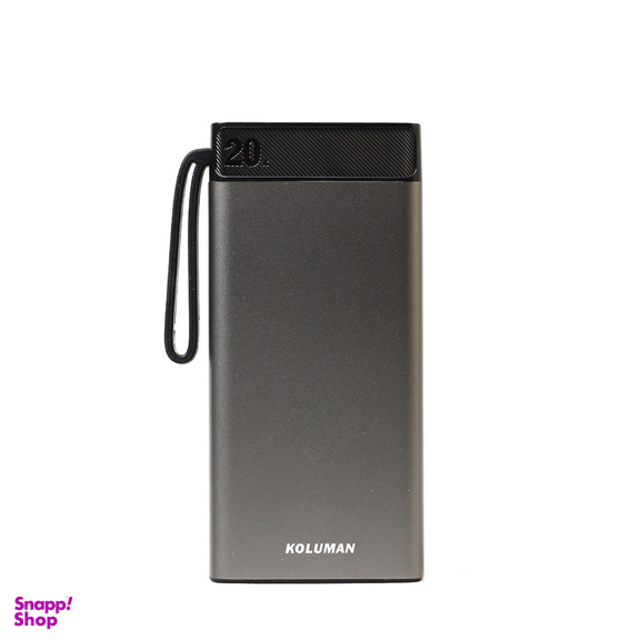 پاوربانک کلومن مدل KP-019 ظرفیت 20000 میلی آمپر ساعت به همراه کابل MICROUSB / USB-C/ لایتنینگ