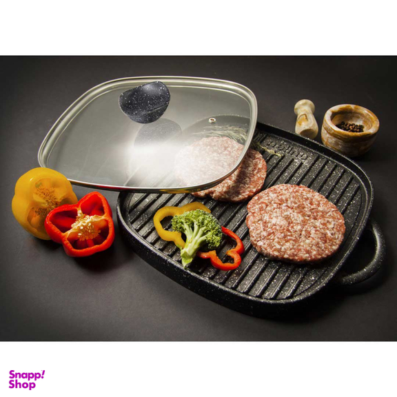 تابه گریل درب دار نالینو مدل Lorenza سایز 28