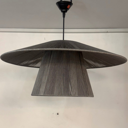 لوستر بافتنی نورهام مدل مکرومه کنفی