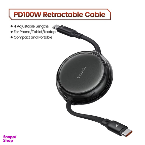 کابل USB-C توکی مدل 100W TQ-X94C2 طول 1 متر