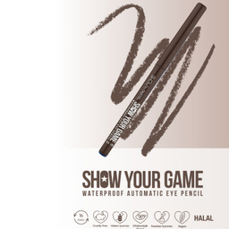 مداد چشم پاستل مدل SHOW YOUR GAME رنگ قهوه ای شماره 414