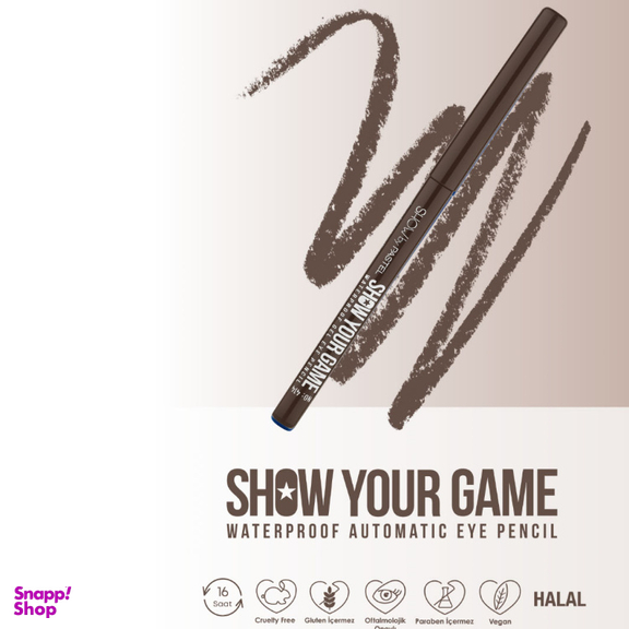 مداد چشم پاستل مدل SHOW YOUR GAME رنگ قهوه ای شماره 414