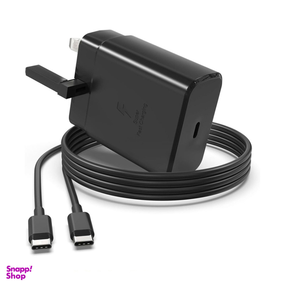 شارژر دیواری 45 وات سامسونگ مدل EP-T4510 به همراه کابل تبدیل USB-C و مبدل برق مارکن