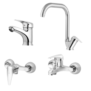 ست شیرآلات فاخته مدل ایتالیا مجموعه 4 عددی