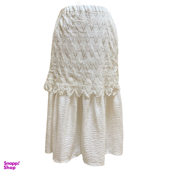 دامن زنانه صدف کد 053 رنگ سفید