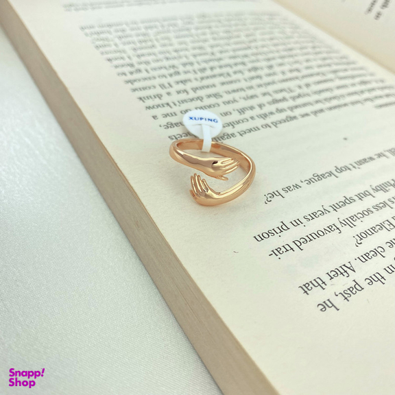 انگشتر زنانه ژوپینگ مدل آغوش کد R4351