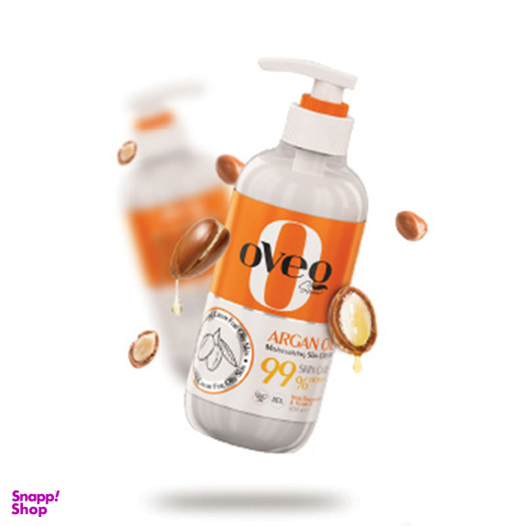 کرم مرطوب کننده اوک شاین مدل آرگان حجم 400 میلی لیتر به همراه کرم مرطوب کننده اوک شاین کد 02 حجم 75 میلی لیتر