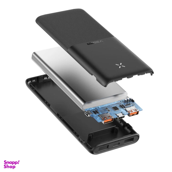 پاوربانک 22.5 وات وگر مدل W2063 ظرفیت 20000 میلی آمپر ساعت