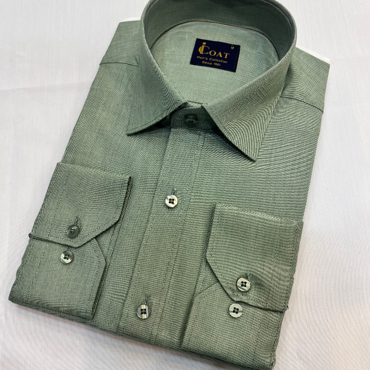 پیراهن مردانه آیکت مدل فلورا رنگ پسته ای