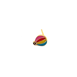 گوشواره طلا 18 عیار زنانه مدل بالن کد 145001