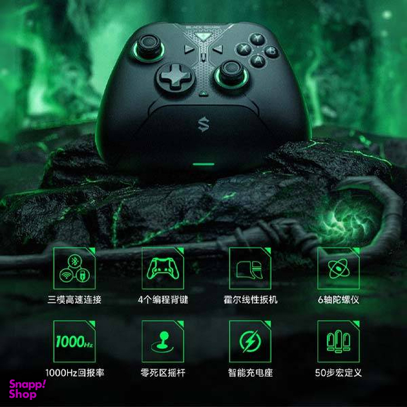 دسته بازی بی سیم بلک شارک مدل Dark Magician به همراه داک شارژ