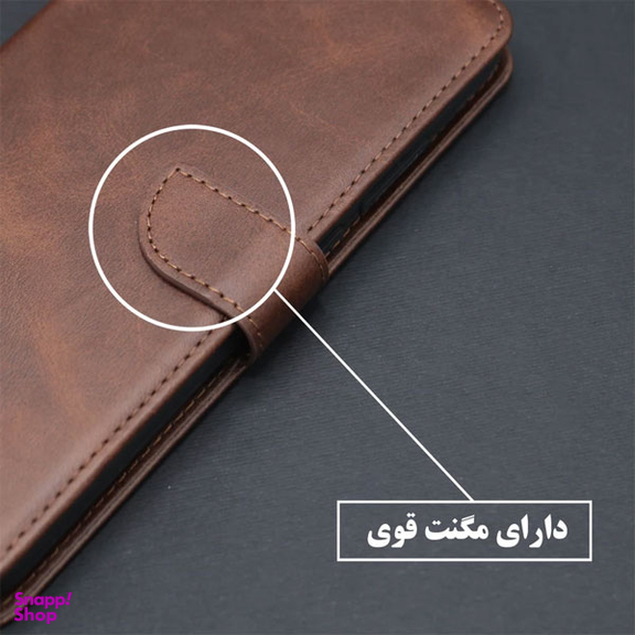 کیف کلاسوری گوشی موبایل مدل CH_Z مناسب برای سامسونگ Galaxy S24 ultra به همراه بند آویز
