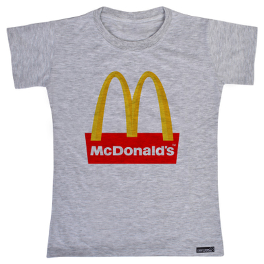 تیشرت آستین کوتاه دخترانه 27 مدل McDonald کد MH784