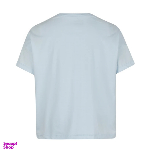 ست تیشرت و شلوارک زنانه رنگ آبی روشن مدل GD-17360256