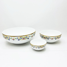 سرويس پياله پذيرايی 13 پارچه چینی زرين مدل گلستان درجه سه