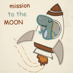 ست تیشرت آستین بلند و شلوار راحتی نوزادی فیورلا مدل فضانورد کد 25531