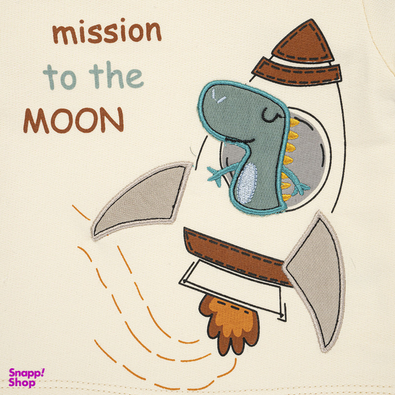 ست تیشرت آستین بلند و شلوار راحتی نوزادی فیورلا مدل فضانورد کد 25531