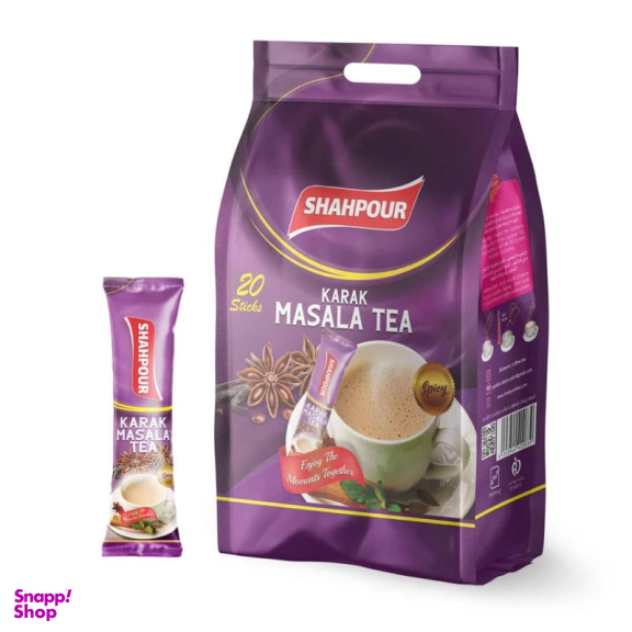 چای ماسالا شاهپور وزن 20 گرم بسته 20 عددی