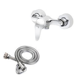 شیر سرویس بهداشتی حکمت نشان مدل لیندا به همراه شیلنگ