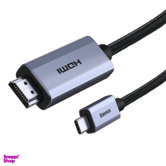 کابل تبدیل HDMI به USB-C باسئوس مدل WKGQ010201 طول 3 متر