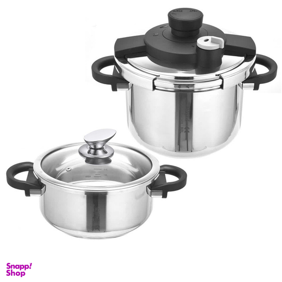 زودپز دوقلو جی فی نی مدل K-6+4 گنجایش 6 و 4 لیتر