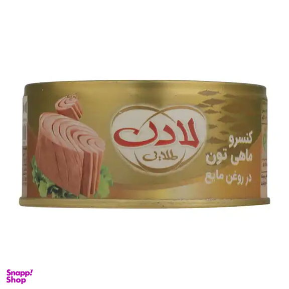 کنسرو تن ماهی در روغن گیاهی لادن وزن ۱۸۰ گرم