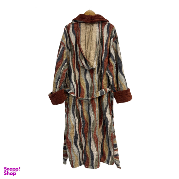 حوله پالتویی برق لامع مدل چاپی کد 163