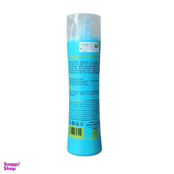 شامپو موی فر نانوگلوبال مدل ضد ریزش و خاصیت آبرسانی حجم 1000 میلی لیتر