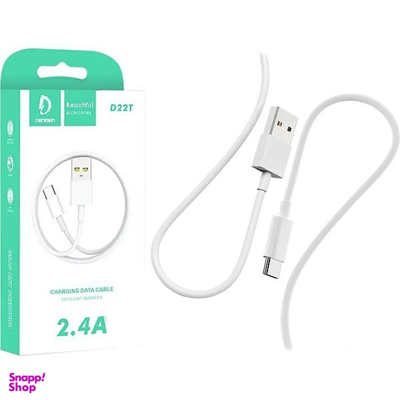 کابل دیتا USB به Type-C دنمن مدل D22T طول 1 متر
