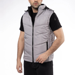 پافر مردانه مدل GD-s-17429169 رنگ طوسی روشن