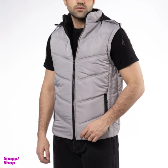 پافر مردانه مدل GD-s-17429169 رنگ طوسی روشن