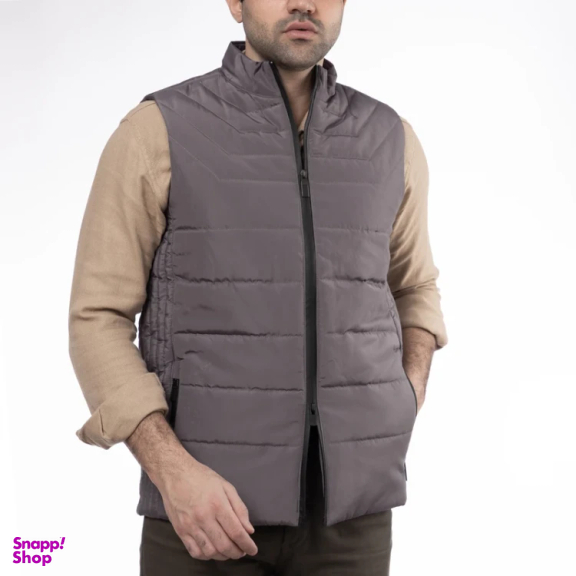 پافر مردانه مدل GD-s-13072399 رنگ طوسی