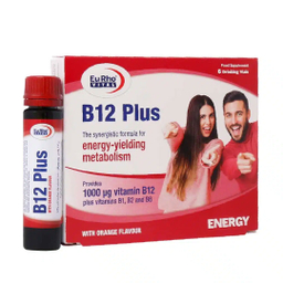 ویال خوراکی B12 پلاس یوروویتال بسته 6 عددی