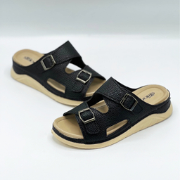 صندل زنانه دوریس مدل شهبانو طبی رنگ مشکی