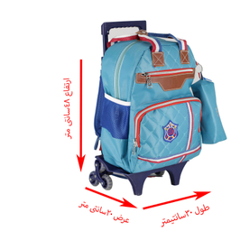 کوله پشتی چرخ دار ال تی بی مدل 678 به همراه جامدادی