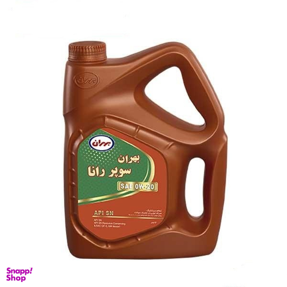 روغن موتور بهران مدل سوپر رانا 0w20 حجم 4 لیتر