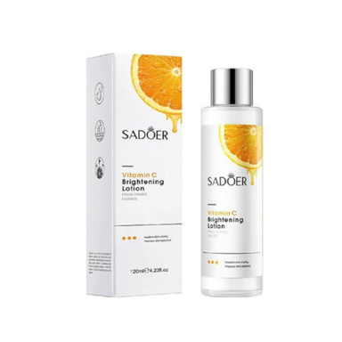 لوسیون روشن کننده صورت سادور مدل Vitamin C حجم 120 میلی‌ لیتر