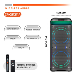 اسپیکر پارتی باکس کربی مدل CR-211211A