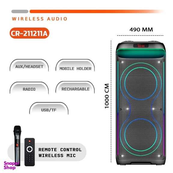اسپیکر پارتی باکس کربی مدل CR-211211A