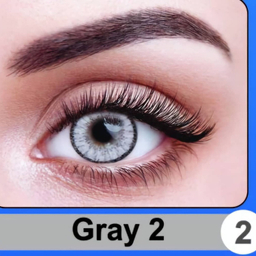 لنز چشم سالیانه نیوویژن شماره Gray2 رنگ خاکستری