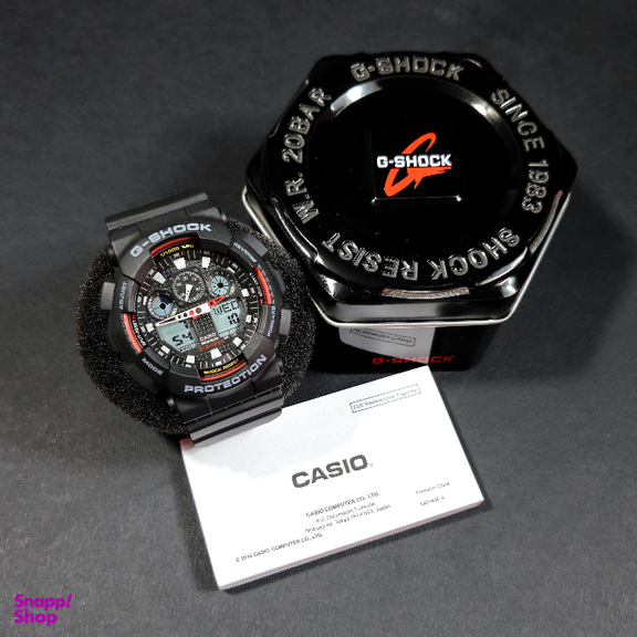 ساعت مچی مردانه کاسیو جی شاک مدل G-Shock GA-100