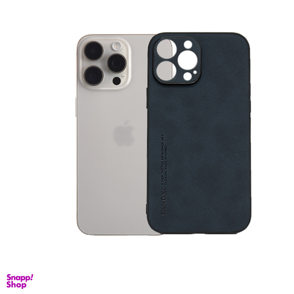 قاب گوشی موبایل چرمی لاکچری FANOYA اپل مدل iPhone 15 Pro Max