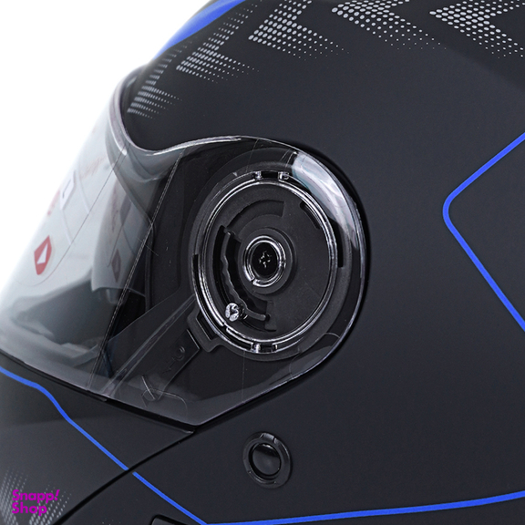 کلاه کاسکت فک متحرک ردلاین مدل 937 طرح blue arrow mt